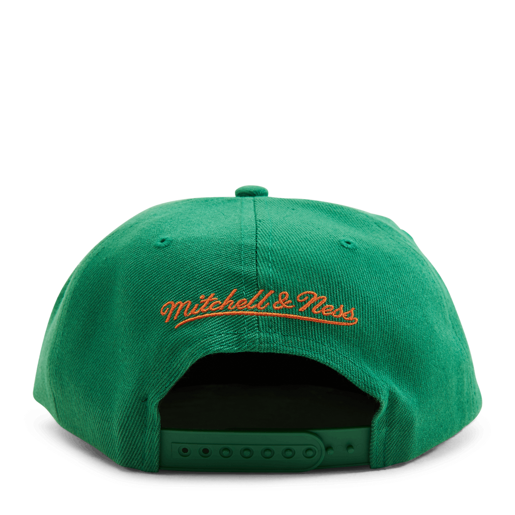 MENS MITCHELL & NESS NBA LIKE MIKE SNAPBACK LAKERS - GREEN