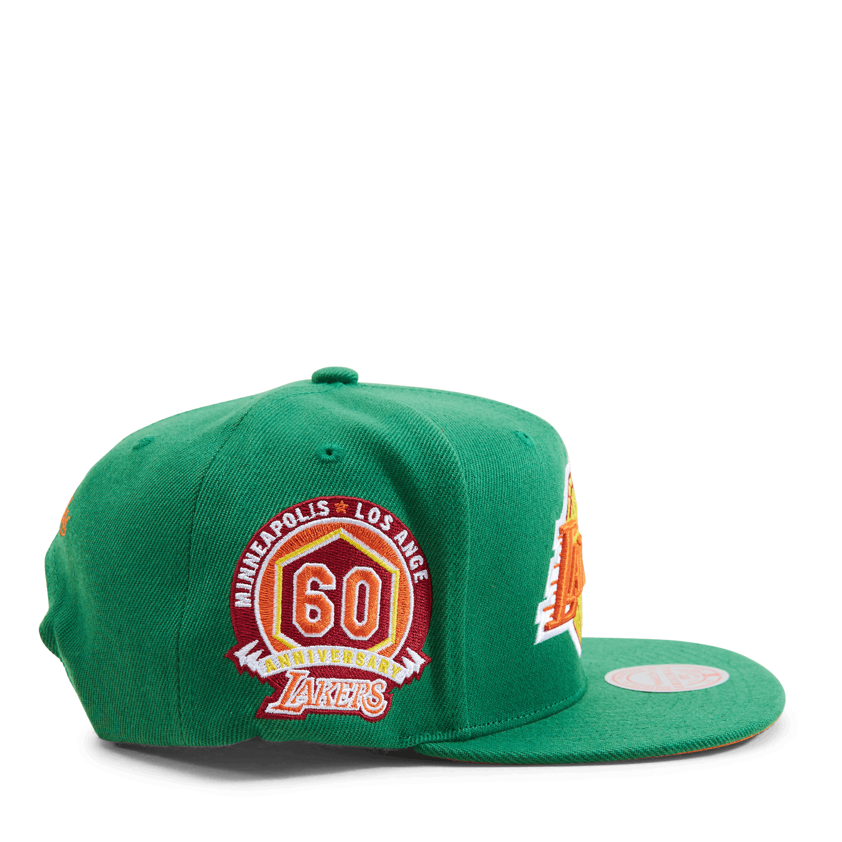 MENS MITCHELL & NESS NBA LIKE MIKE SNAPBACK LAKERS - GREEN