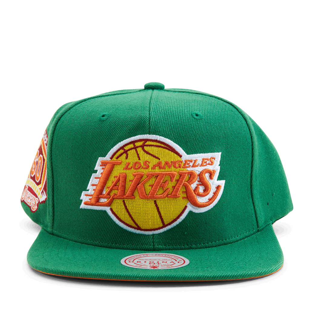 MENS MITCHELL & NESS NBA LIKE MIKE SNAPBACK LAKERS - GREEN