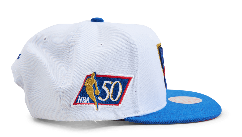 MENS MITCHELL & NESS NBA 50TH ANNI SNAPBACK HWC NETS