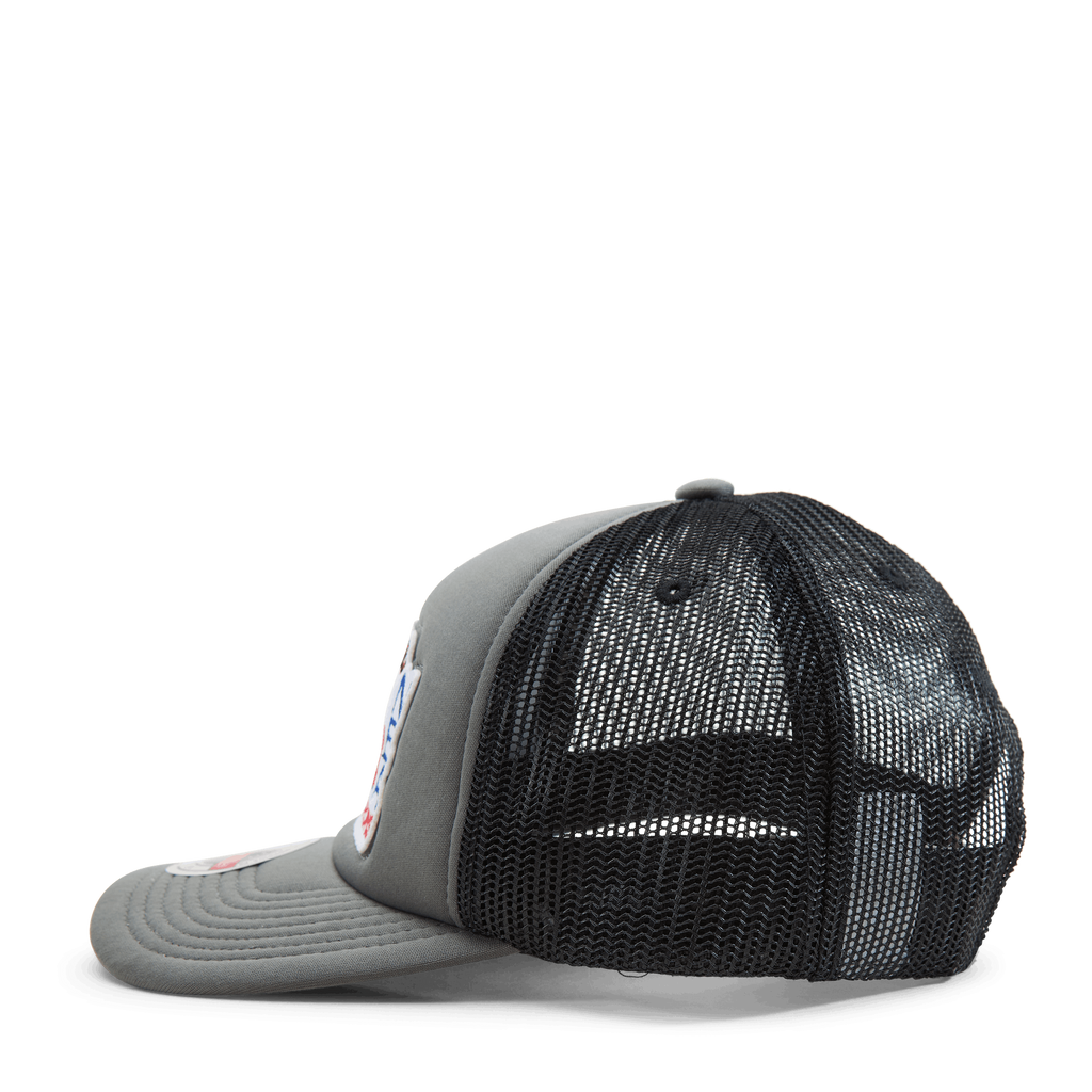 MENS MITCHELL & NESS NBA CHAMPIONSHIP TRUCKER BULLS - DARK GREY