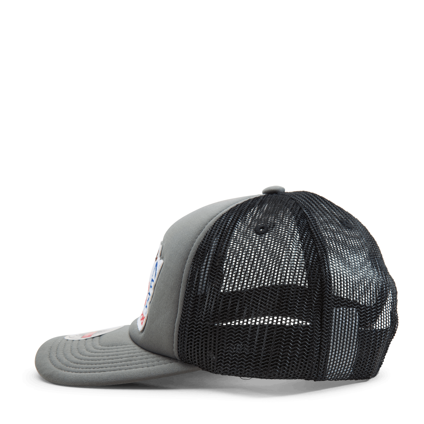 MENS MITCHELL & NESS NBA CHAMPIONSHIP TRUCKER BULLS - DARK GREY