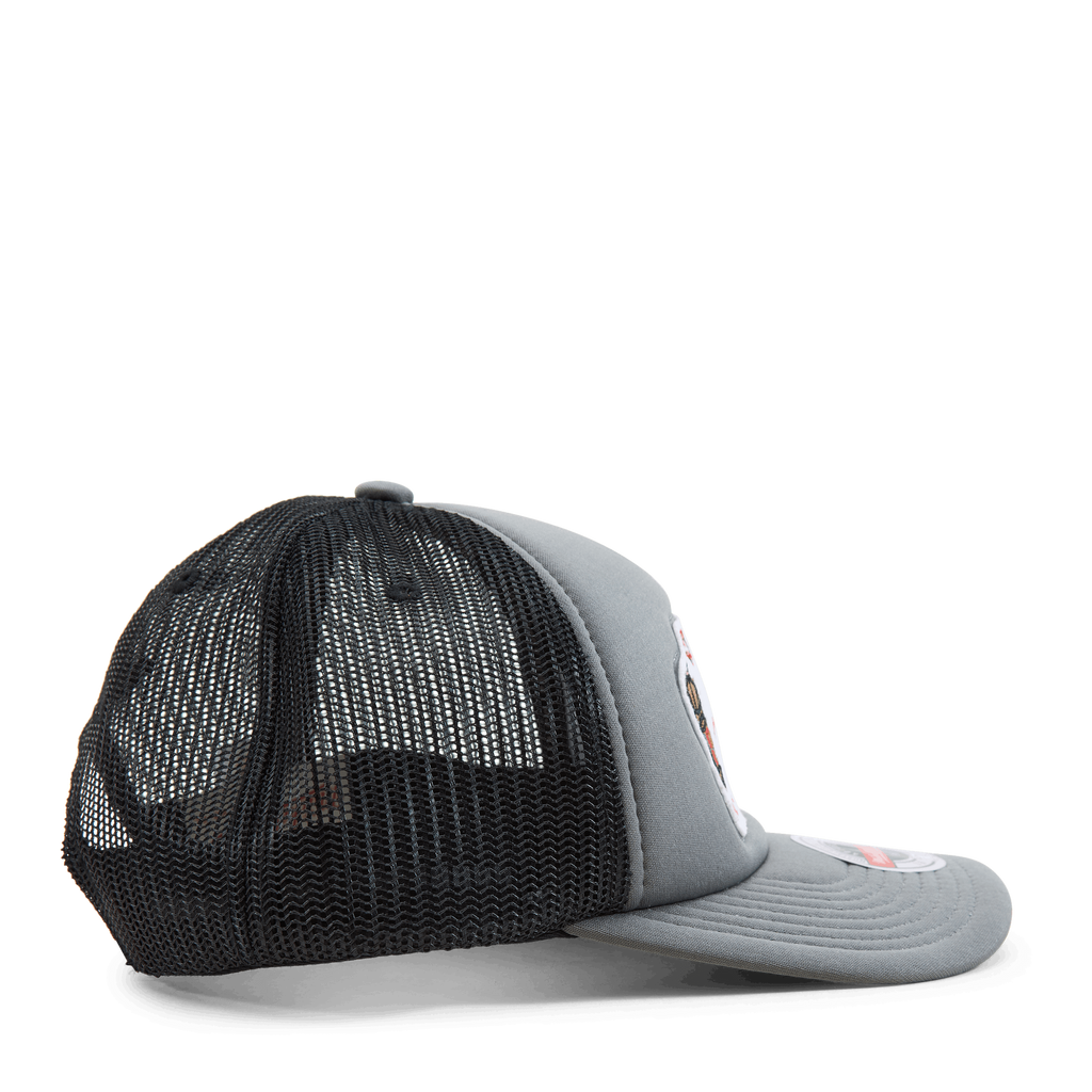 MENS MITCHELL & NESS NBA CHAMPIONSHIP TRUCKER BULLS - DARK GREY