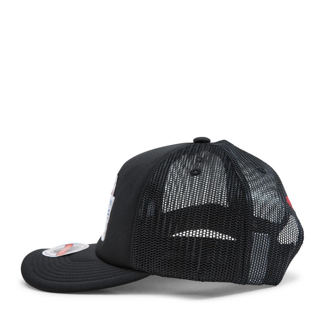 MENS MITCHELL & NESS NBA CHAMPIONSHIP TRUCKER HEAT - BLACK