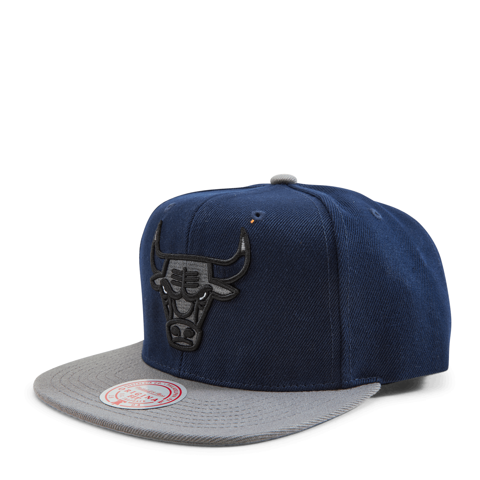 MENS MITCHELL & NESS NBA NAVY SPIRIT SNAPBACK BULLS - NAVY-GREY