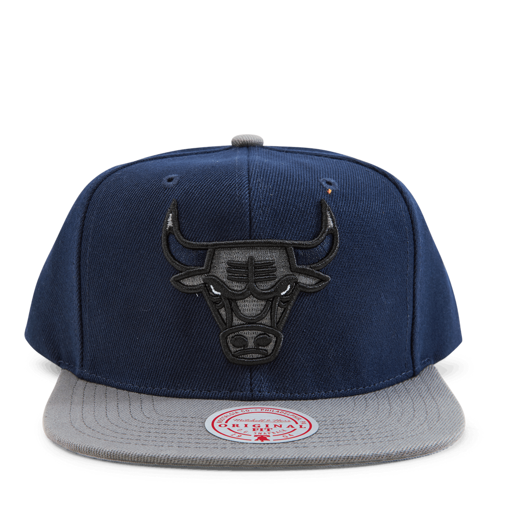 MENS MITCHELL & NESS NBA NAVY SPIRIT SNAPBACK BULLS - NAVY-GREY