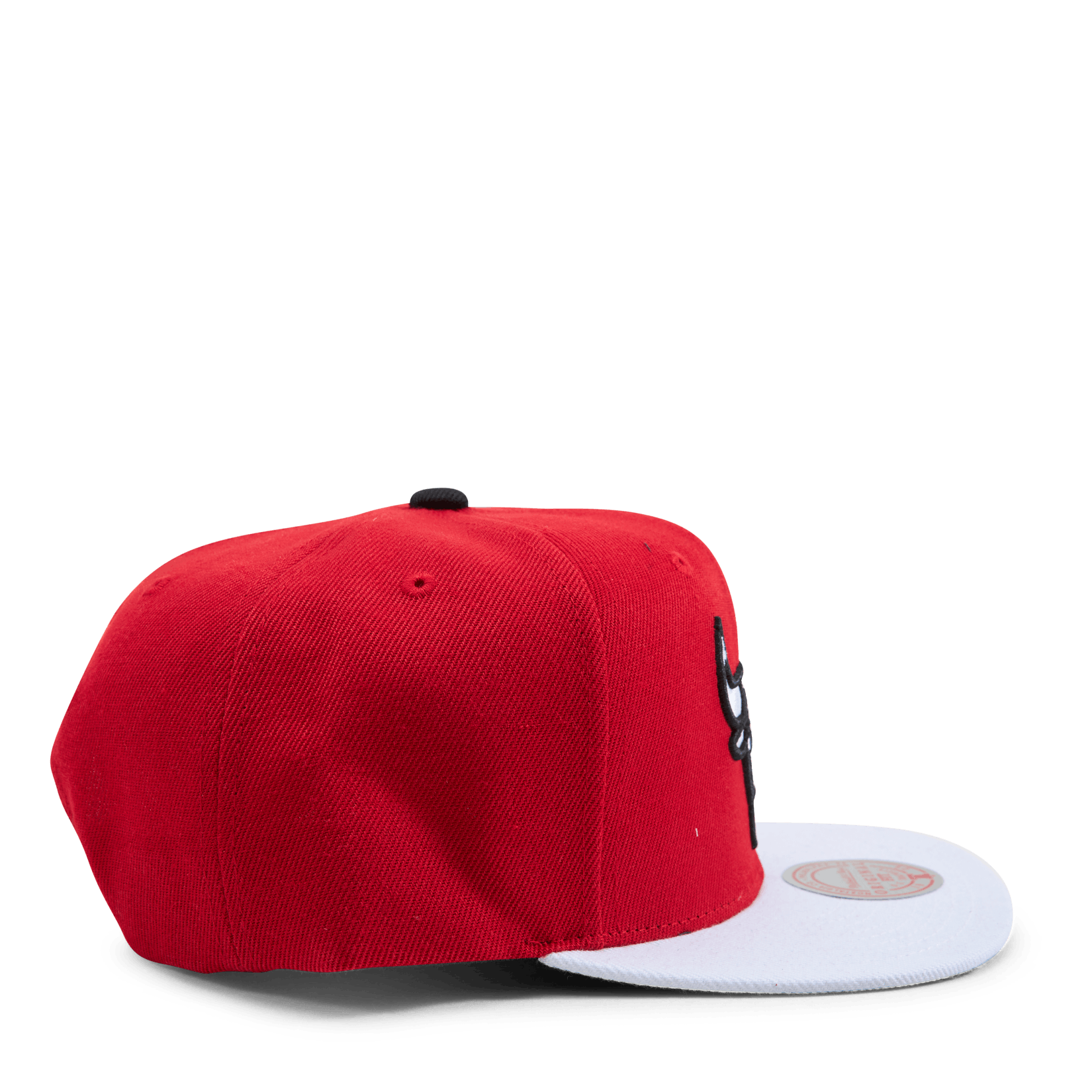 MENS MITCHELL & NESS NBA CARDINAL RED 2 TONE SNAPBACK BULLS - RED-WHITE