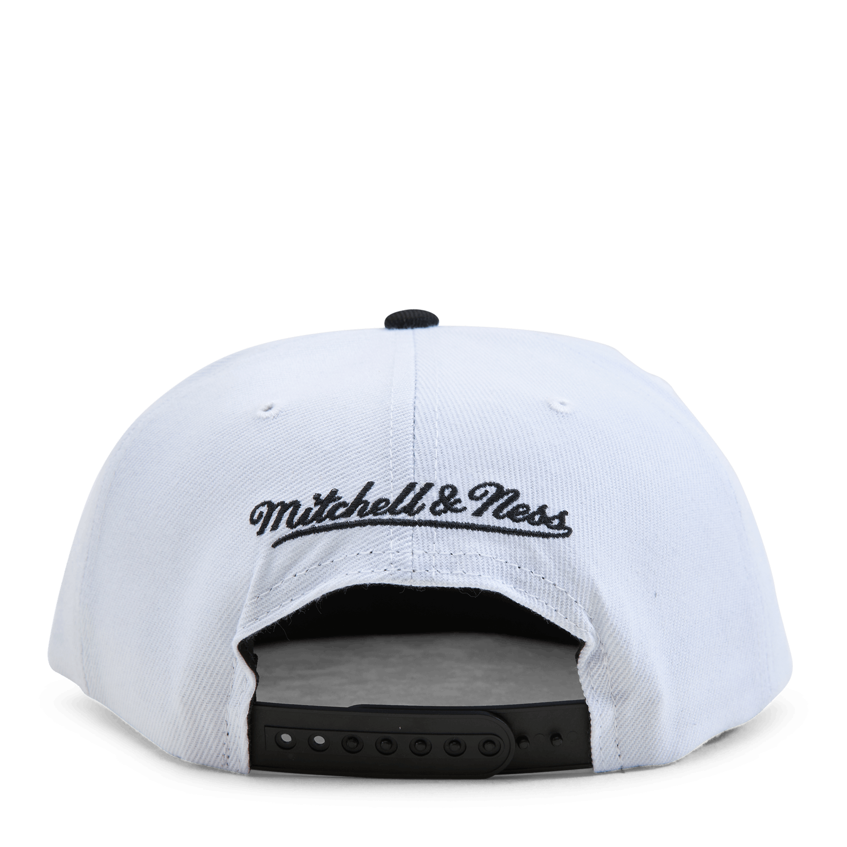 MENS MITCHELL & NESS NBA CEMENT TOP SNAPBACK BUCKS - WHITE-SILVER