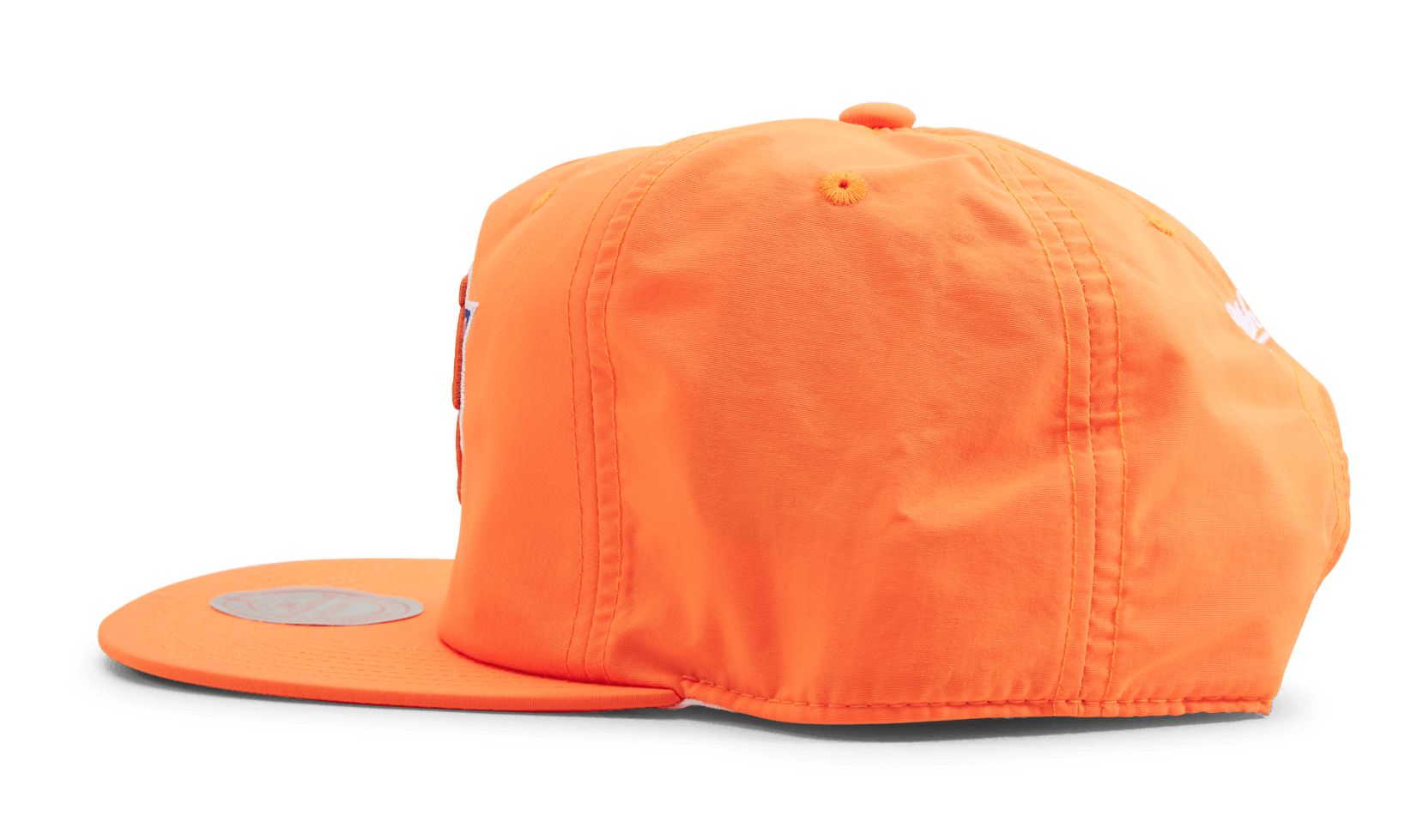 MENS MITCHELL & NESS NBA NEON NYLON SNAPBACK KNICKS - ORANGE