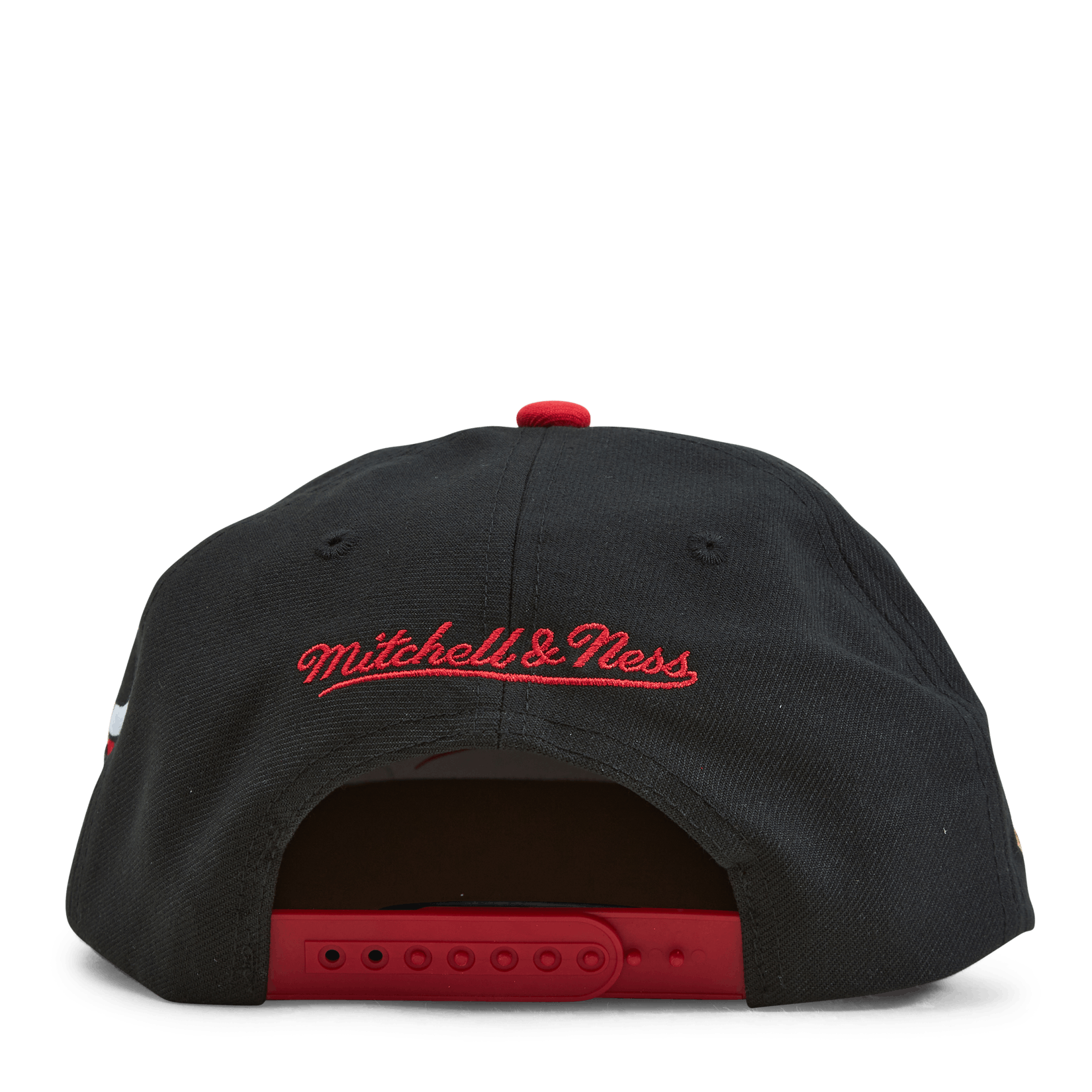 MENS MITCHELL & NESS NBA THE FINALS SNAPBACK BULLS - BLACK-RED