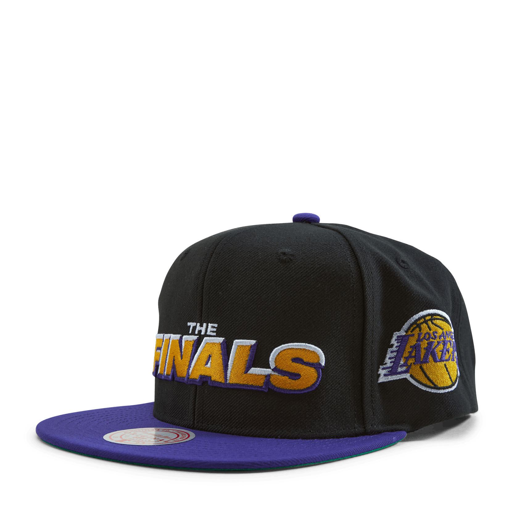 MENS MITCHELL & NESS NBA THE FINALS SNAPBACK LAKERS - BLACK-PURPLE