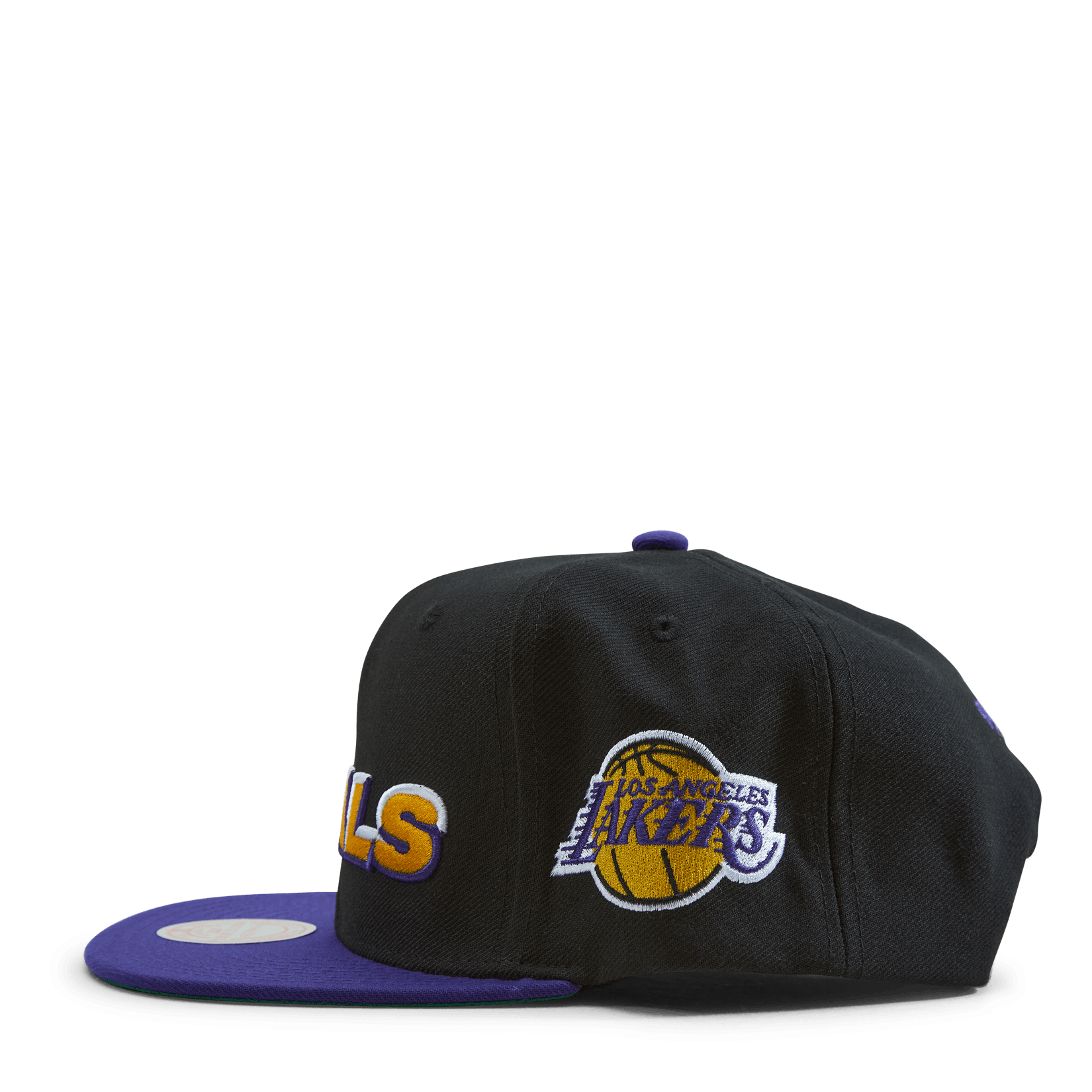 MENS MITCHELL & NESS NBA THE FINALS SNAPBACK LAKERS - BLACK-PURPLE