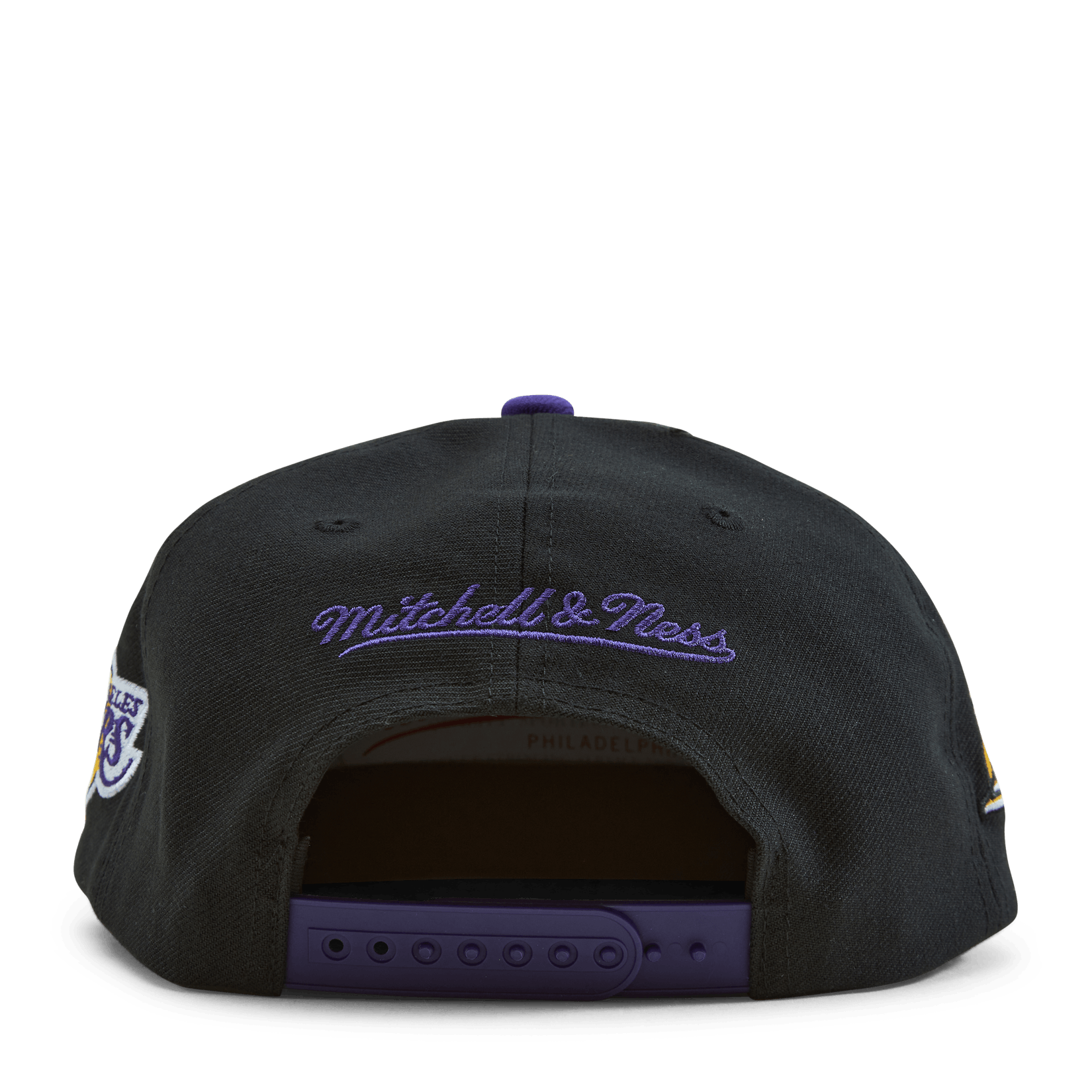 MENS MITCHELL & NESS NBA THE FINALS SNAPBACK LAKERS - BLACK-PURPLE