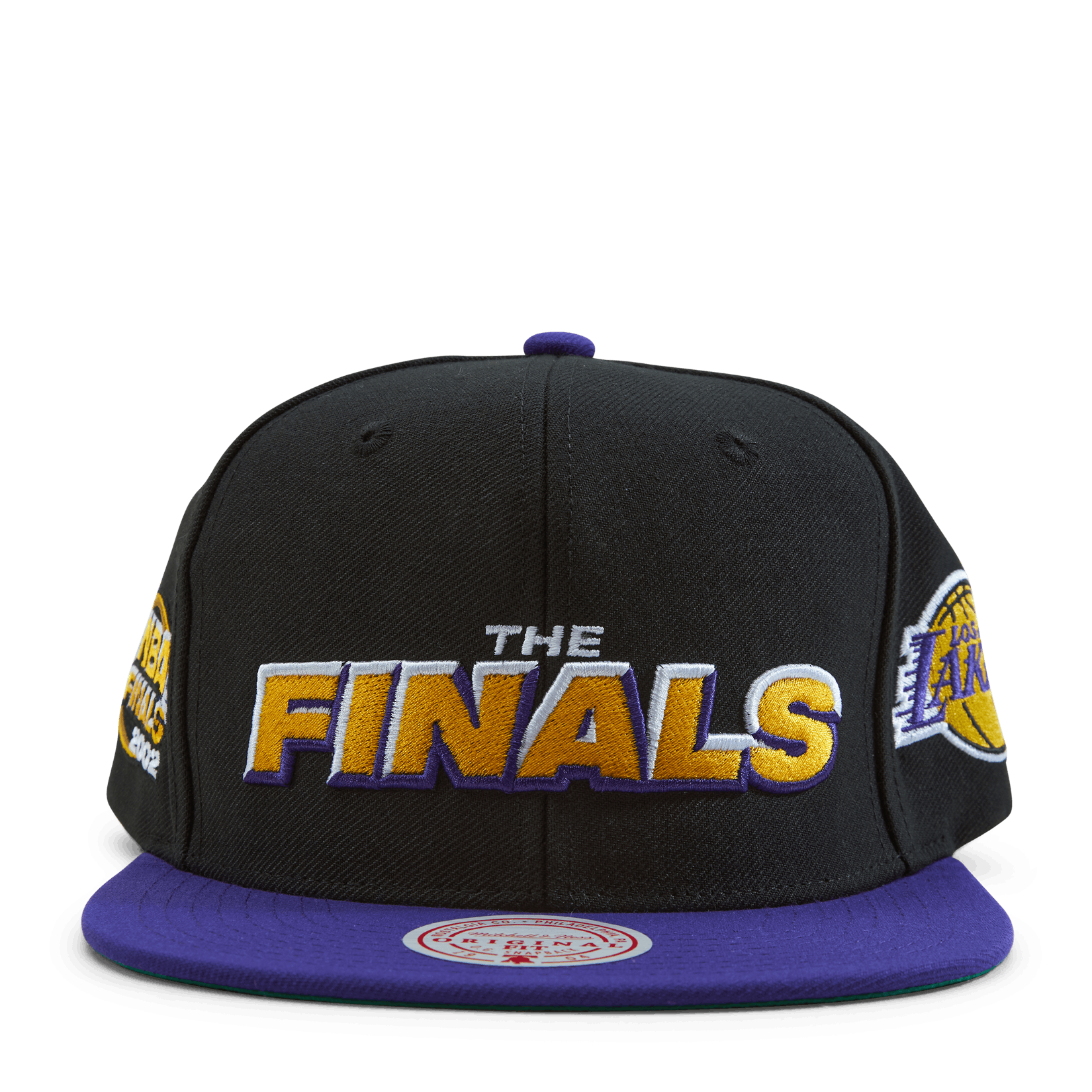 MENS MITCHELL & NESS NBA THE FINALS SNAPBACK LAKERS - BLACK-PURPLE