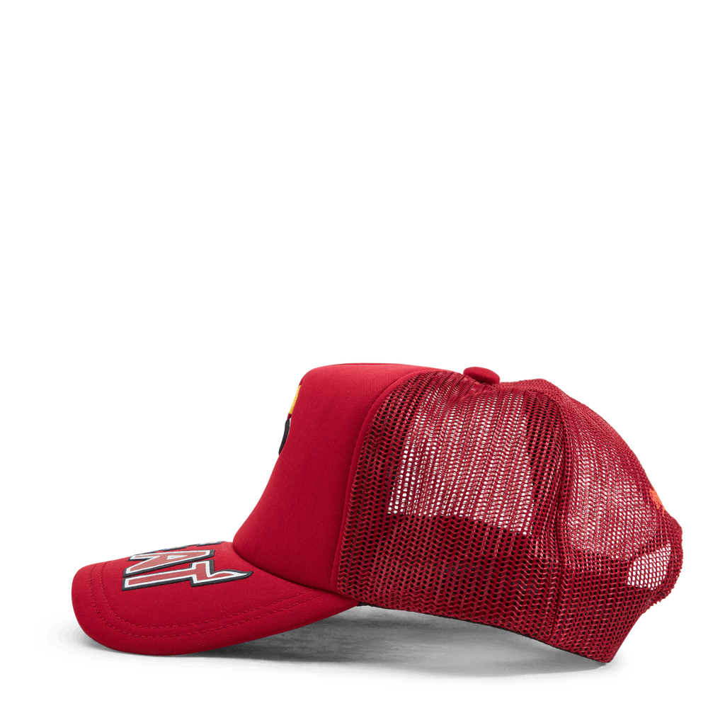 Mens Mitchell & Ness NBA PUFF THE MAGIC TRUCKER HWC HEAT