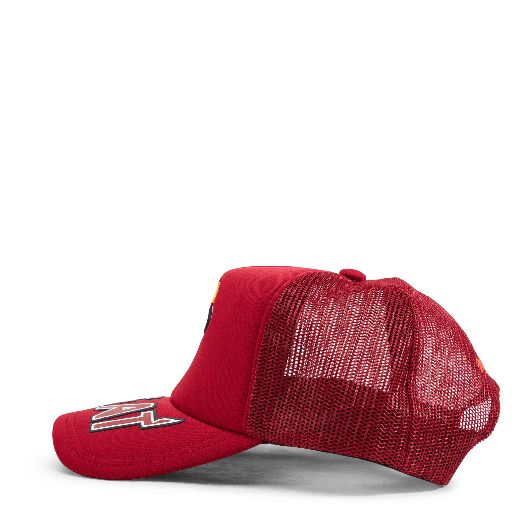 Mens Mitchell & Ness NBA PUFF THE MAGIC TRUCKER HWC HEAT