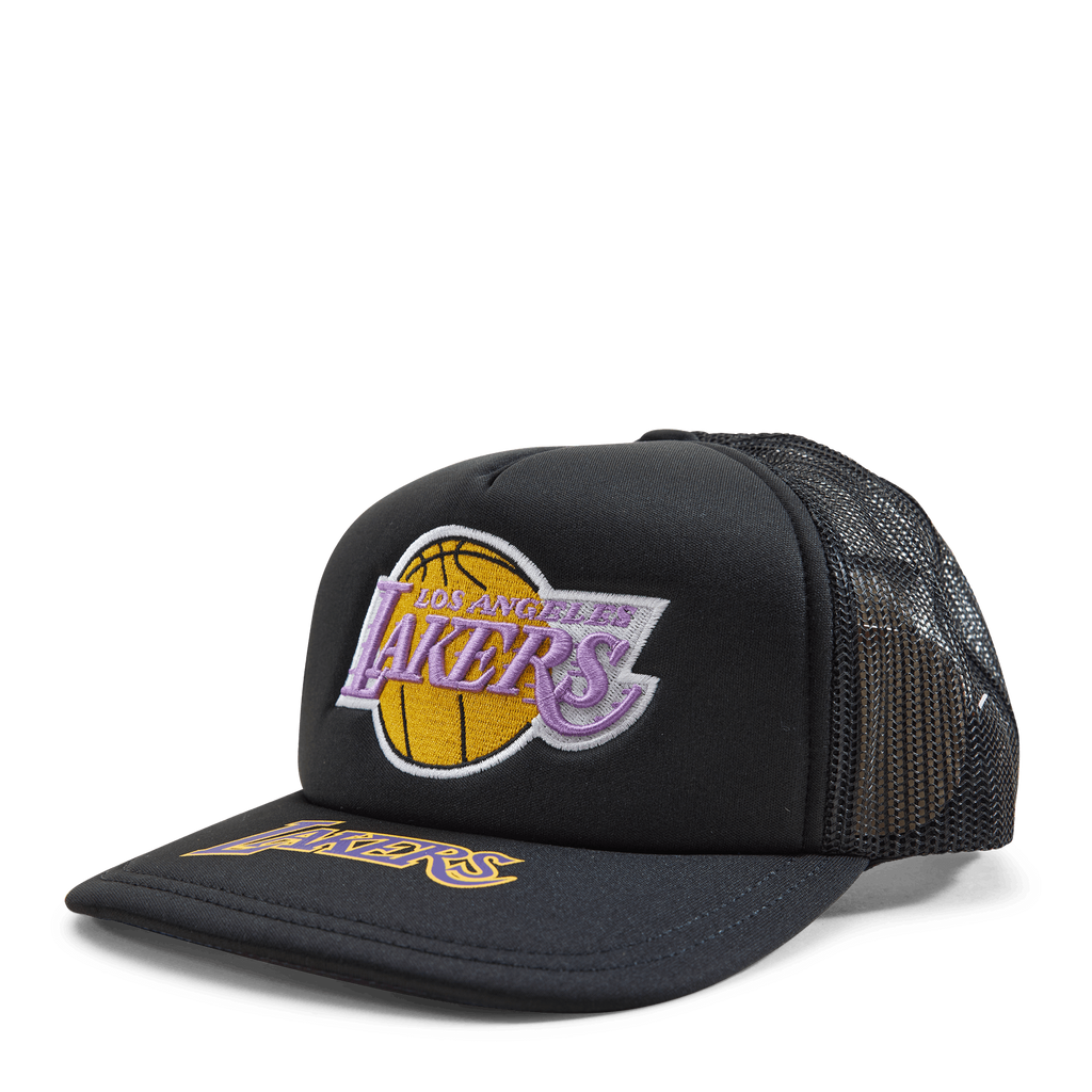 MENS MITCHELL & NESS NBA TEAM ORIGINS TRUCKER HWC LAKERS - BLACK
