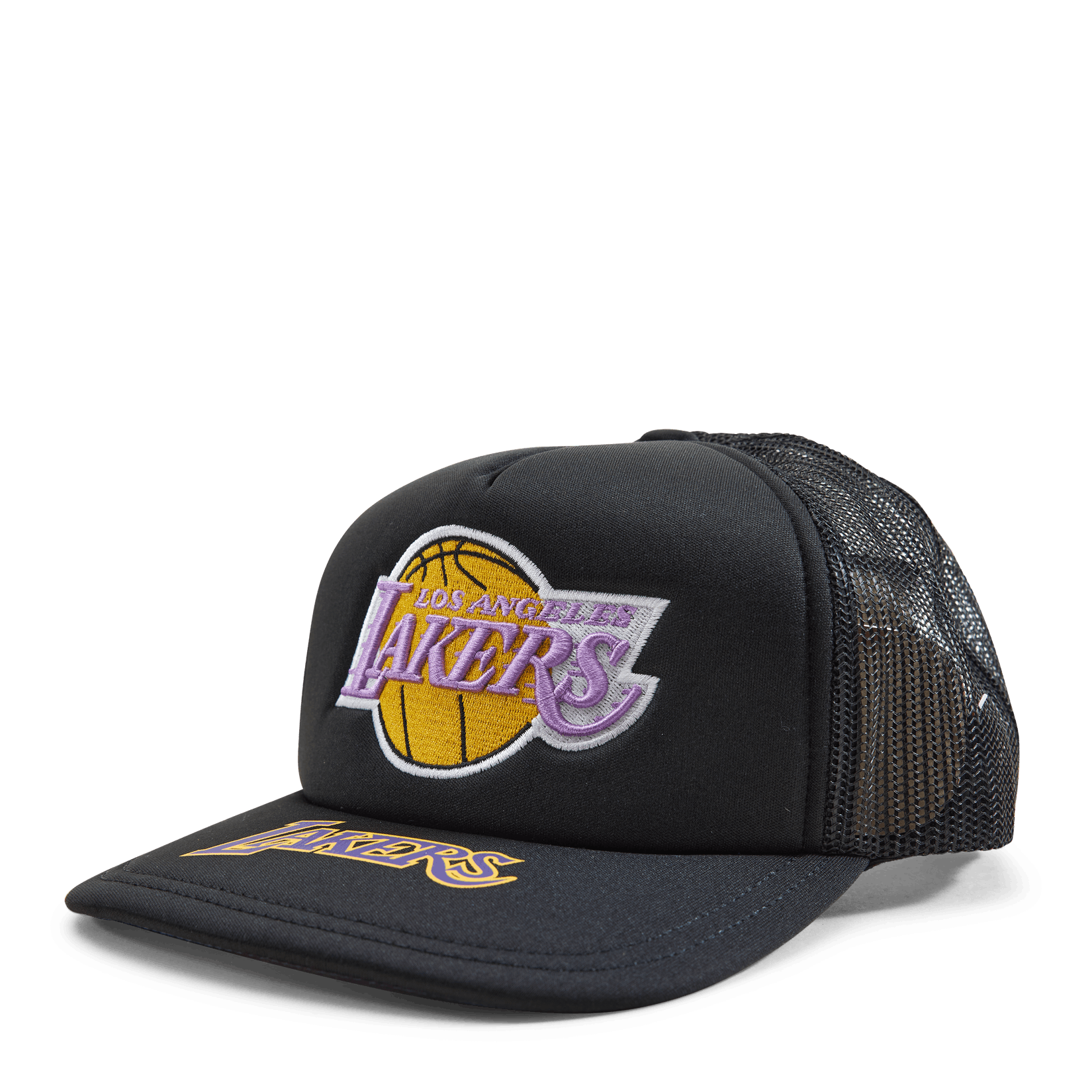 MENS MITCHELL & NESS NBA TEAM ORIGINS TRUCKER HWC LAKERS - BLACK