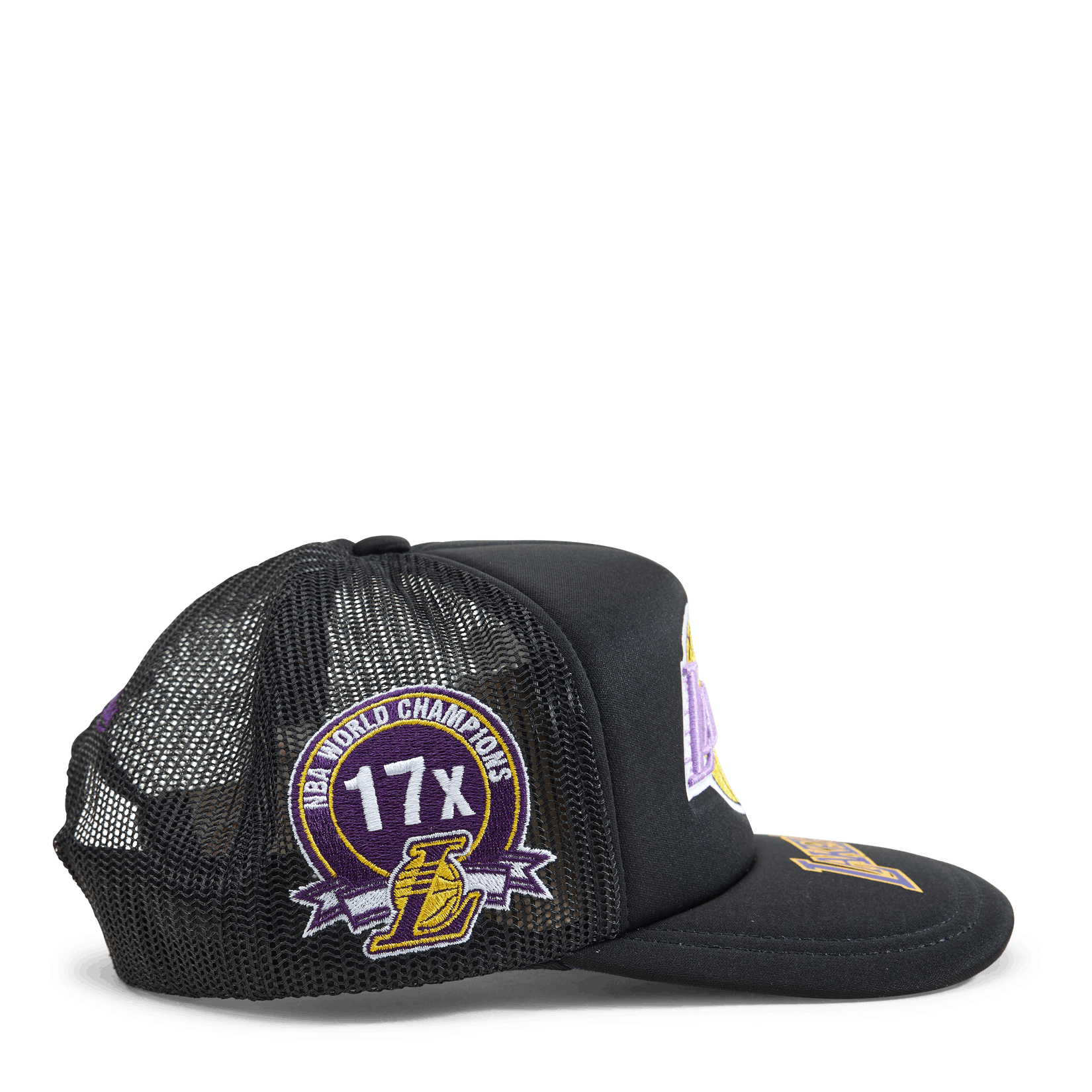 MENS MITCHELL & NESS NBA TEAM ORIGINS TRUCKER HWC LAKERS - BLACK