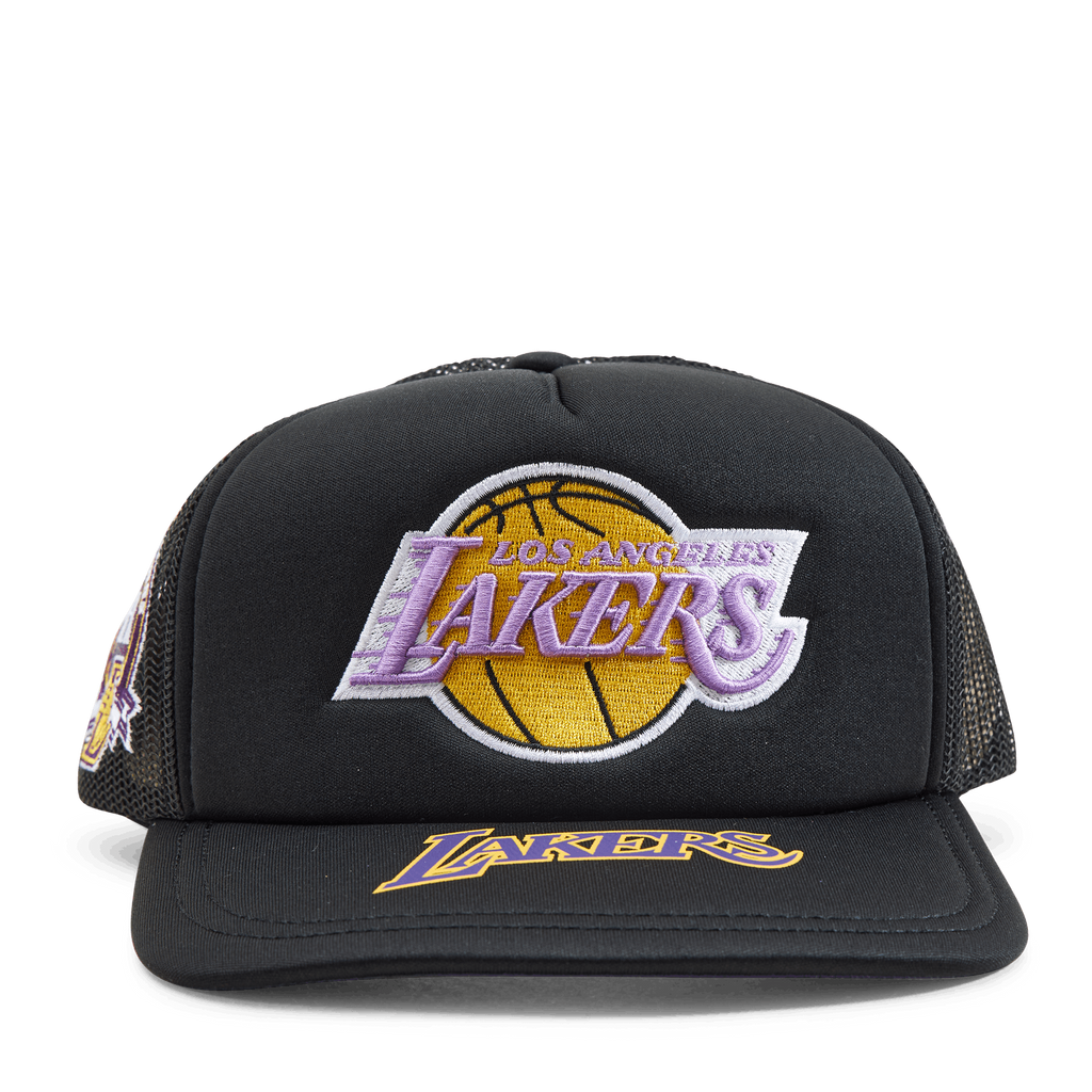 MENS MITCHELL & NESS NBA TEAM ORIGINS TRUCKER HWC LAKERS - BLACK