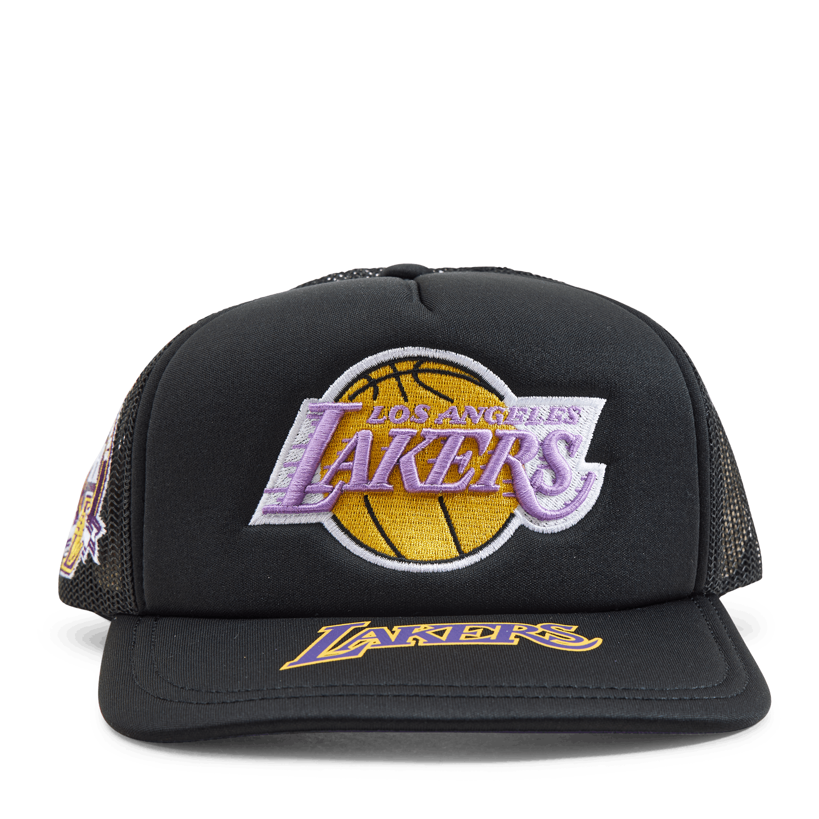 MENS MITCHELL & NESS NBA TEAM ORIGINS TRUCKER HWC LAKERS - BLACK