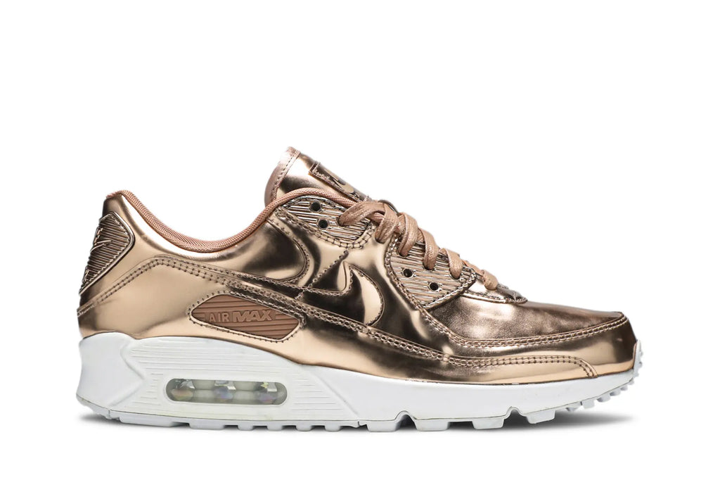 [CQ6639-600] WOMENS NIKE AIR MAX 90 'METALLIC PACK 'ROSE GOLD'
