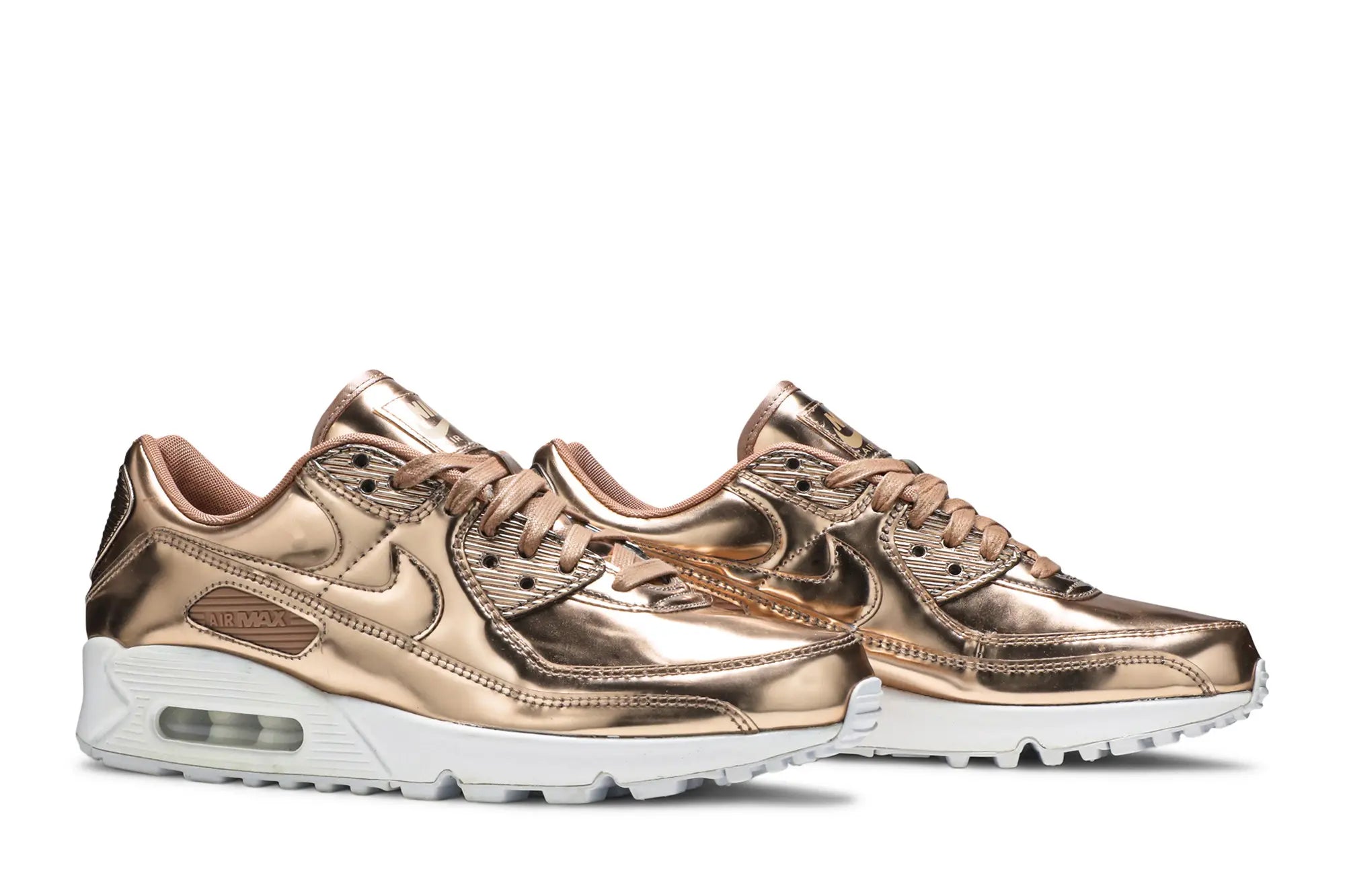 [CQ6639-600] WOMENS NIKE AIR MAX 90 'METALLIC PACK 'ROSE GOLD'
