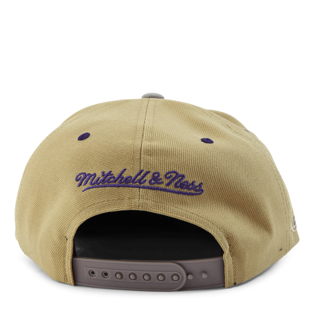 Mens MITCHELL & NESS NBA CLASSIC CANVAS SNAPBACK LAKERS