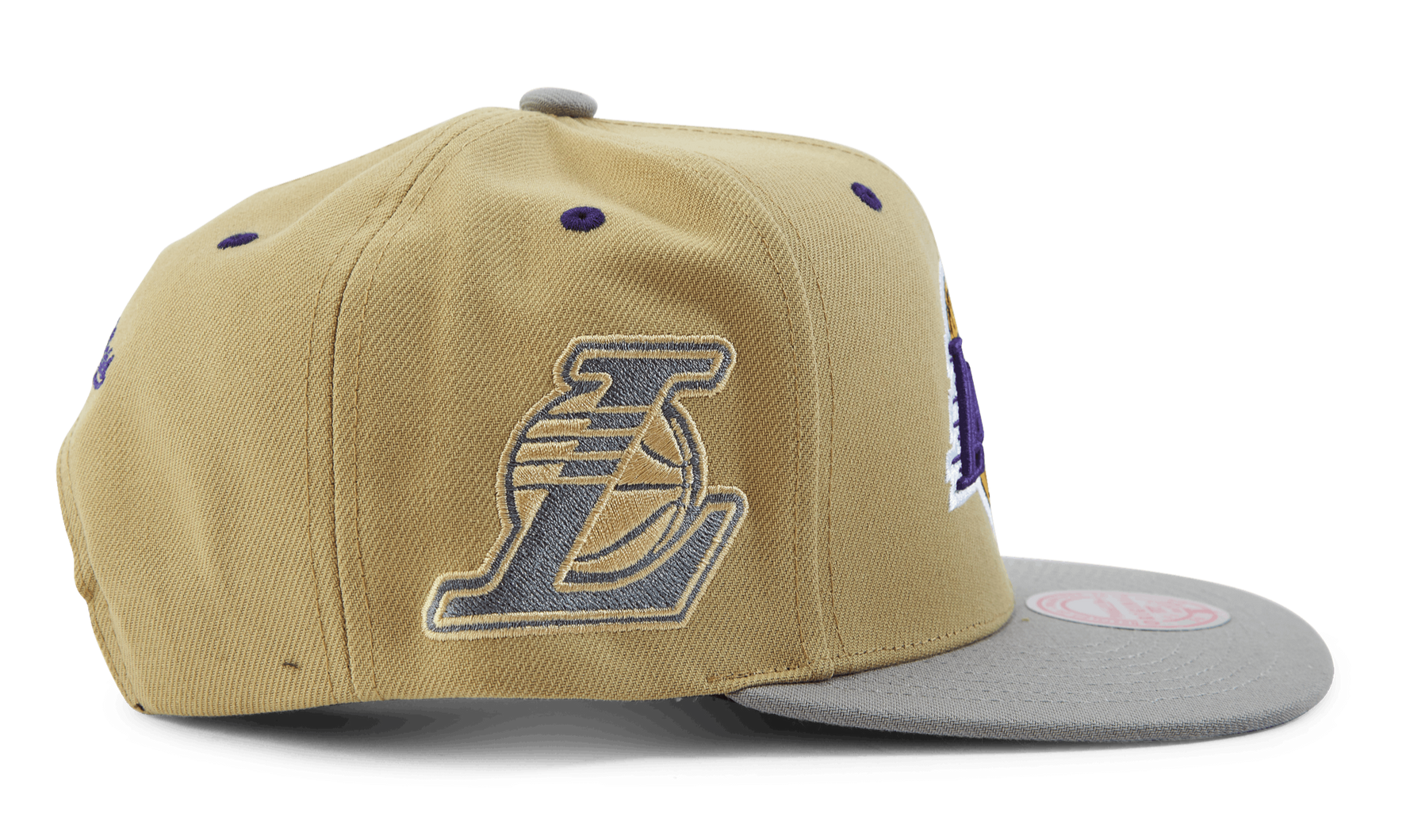 Mens MITCHELL & NESS NBA CLASSIC CANVAS SNAPBACK LAKERS