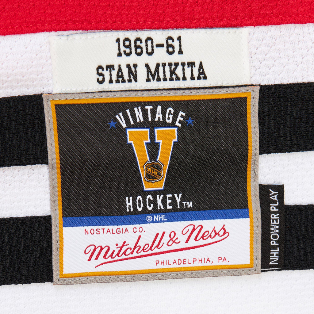Mens Mitchell & Ness NHL DARK JERSEY BLACKHAWKS 1960 STAN MIKITA