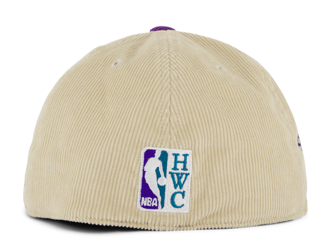 MENS MITCHELL & NESS NBA 2 TONE TEAM CORD FITTED HWC HORNETS
