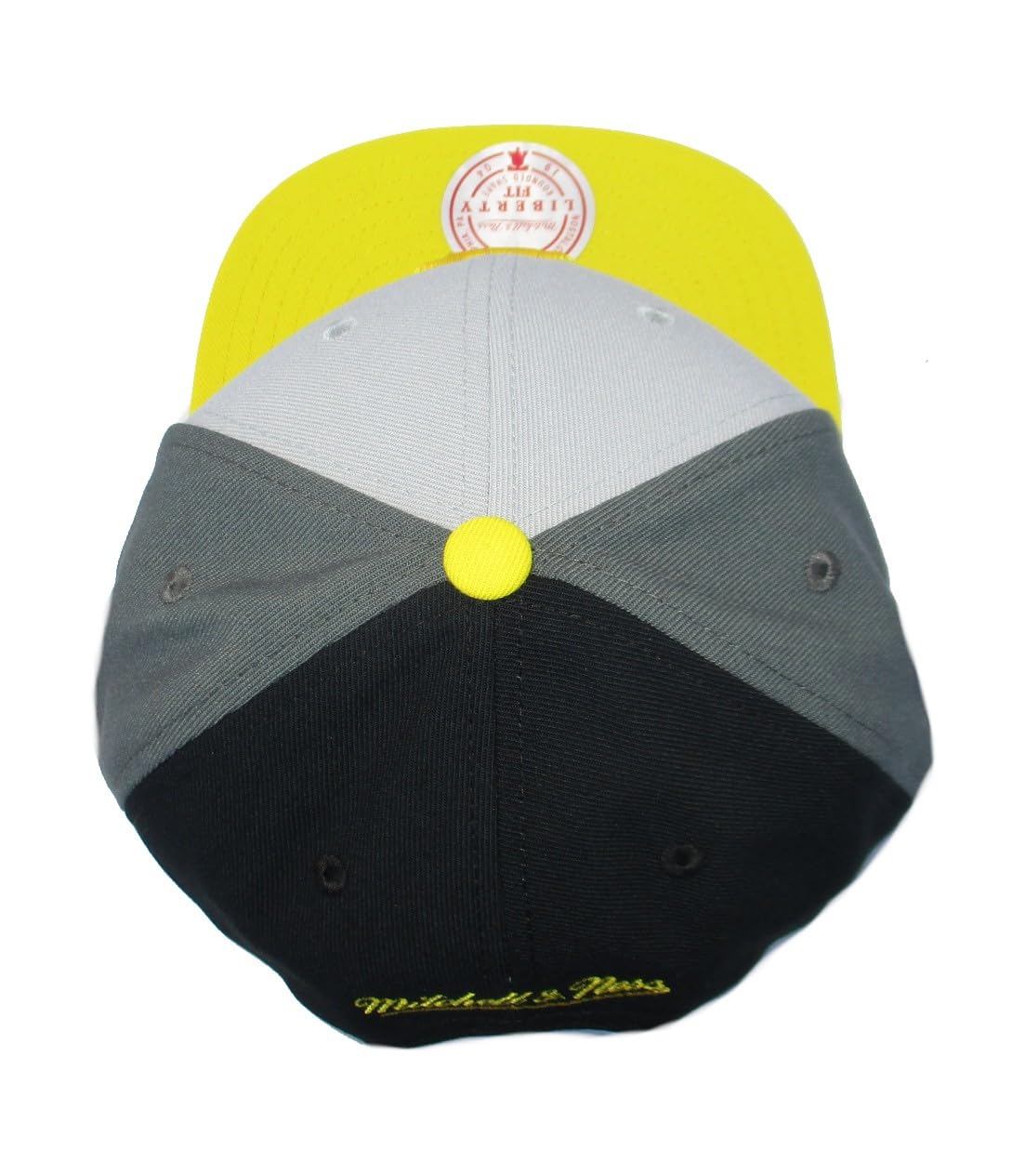 [HY11518-PPIGREY] MENS MITCHELL & NESS MLB TRIPLE PLAY LIBERTY SNAPBACK PIRATES