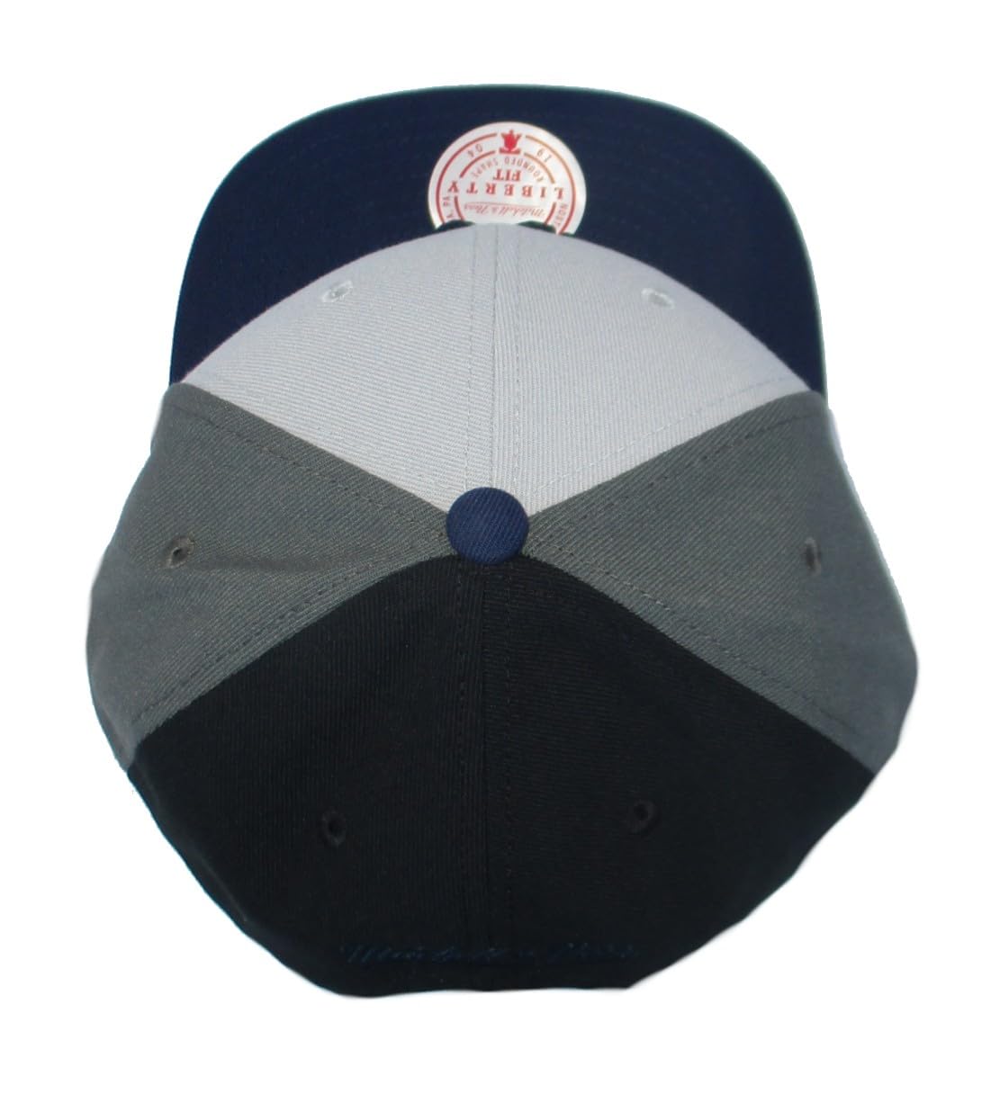 [HY11518-NYYGREY] MENS MITCHELL & NESS MLB TRIPLE PLAY LIBERTY SNAPBACK YANKEES