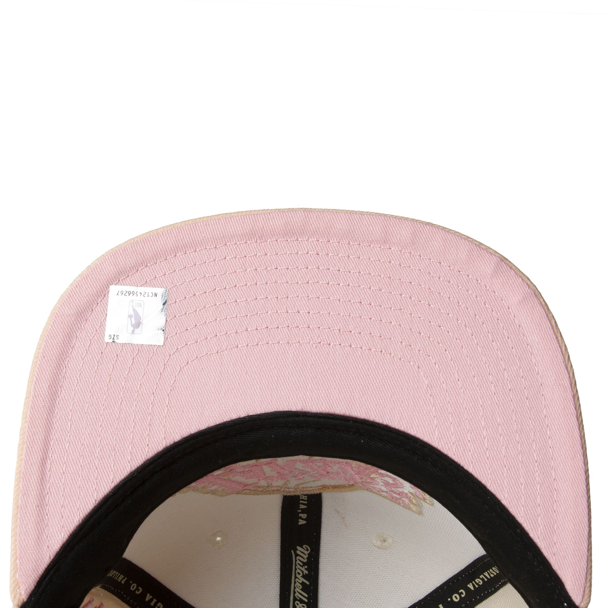 MENS MITCHELL & NESS NBA LOVERS LANE SNAPBACK HWC RAPTORS - OFF WHITE