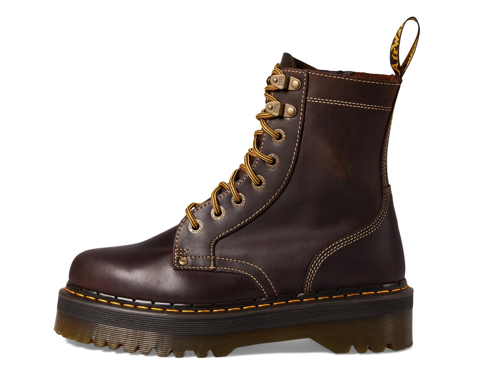 [31125201] UNISEX DR. MARTENS JADON BOOT ARC CRAZY HORSE PLATFORMS