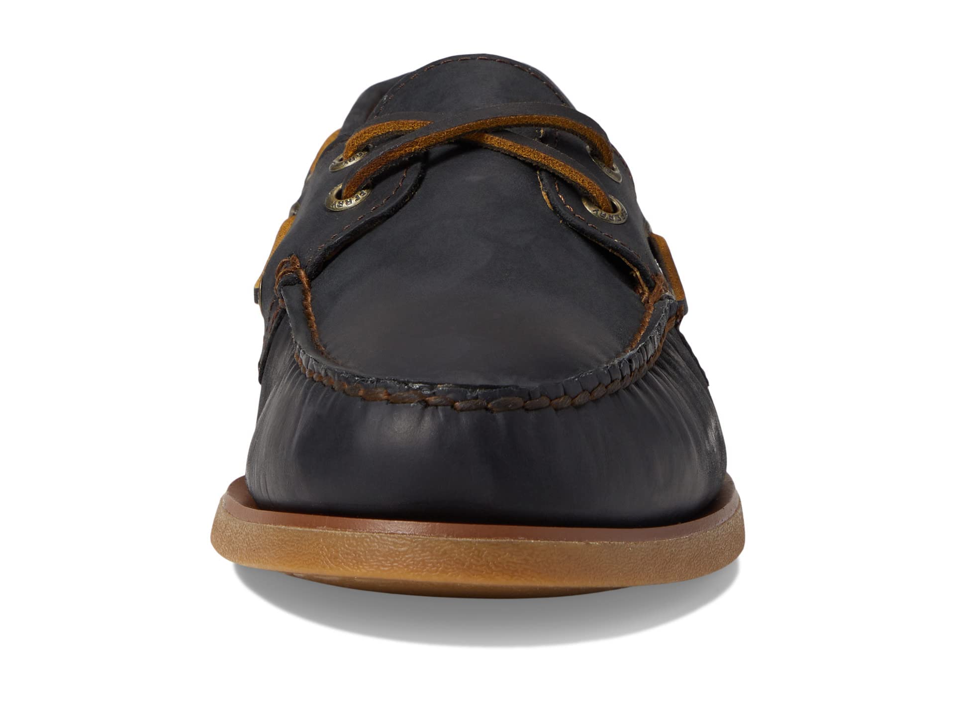 [STS24494] Mens Sperry GOLD A/O 2-EYE BURNISHED LEATHER
