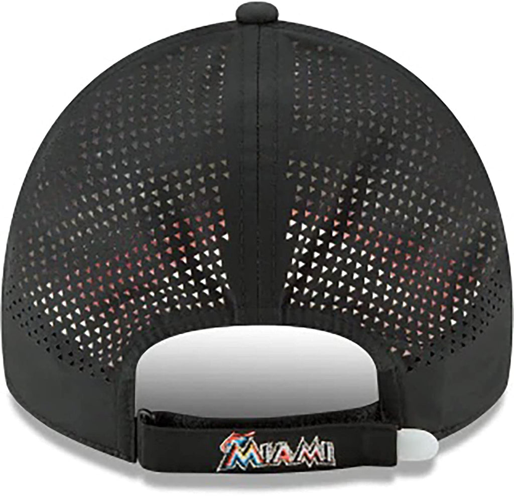 [11591248] MENS NEW ERA MLB MIAMI MARLINS 920 PERF PIV HOOK & LOOP - BLACK