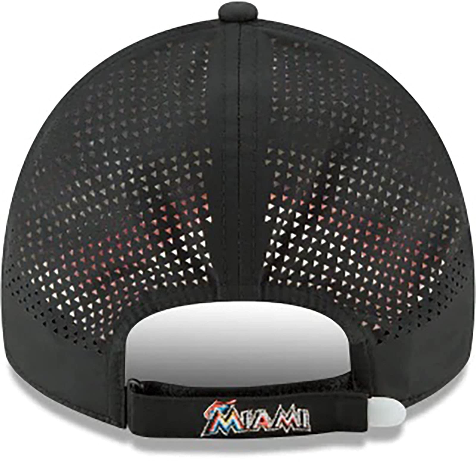 [11591248] MENS NEW ERA MLB MIAMI MARLINS 920 PERF PIV HOOK & LOOP - BLACK