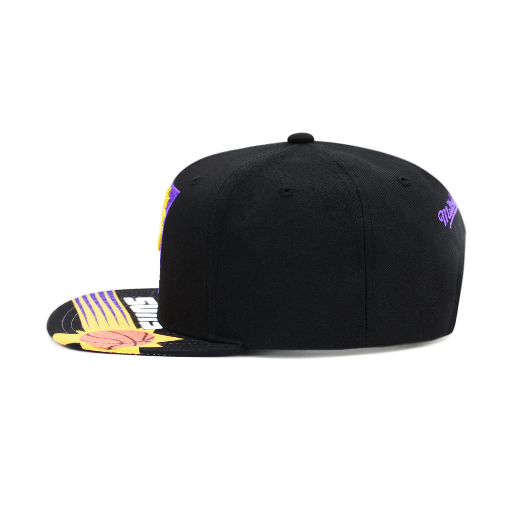 MENS MITCHELL & NESS NBA SWINGMAN POP SNAPBACK HWC SUNS - BLACK