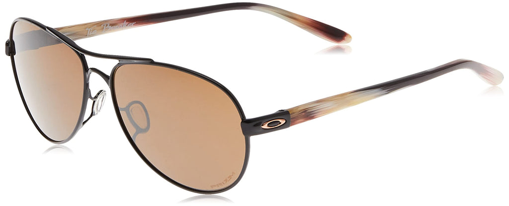 [OO4108-18] Womens Oakley Tie Breaker Sunglasses - Polished Black/Prizm Tungsten