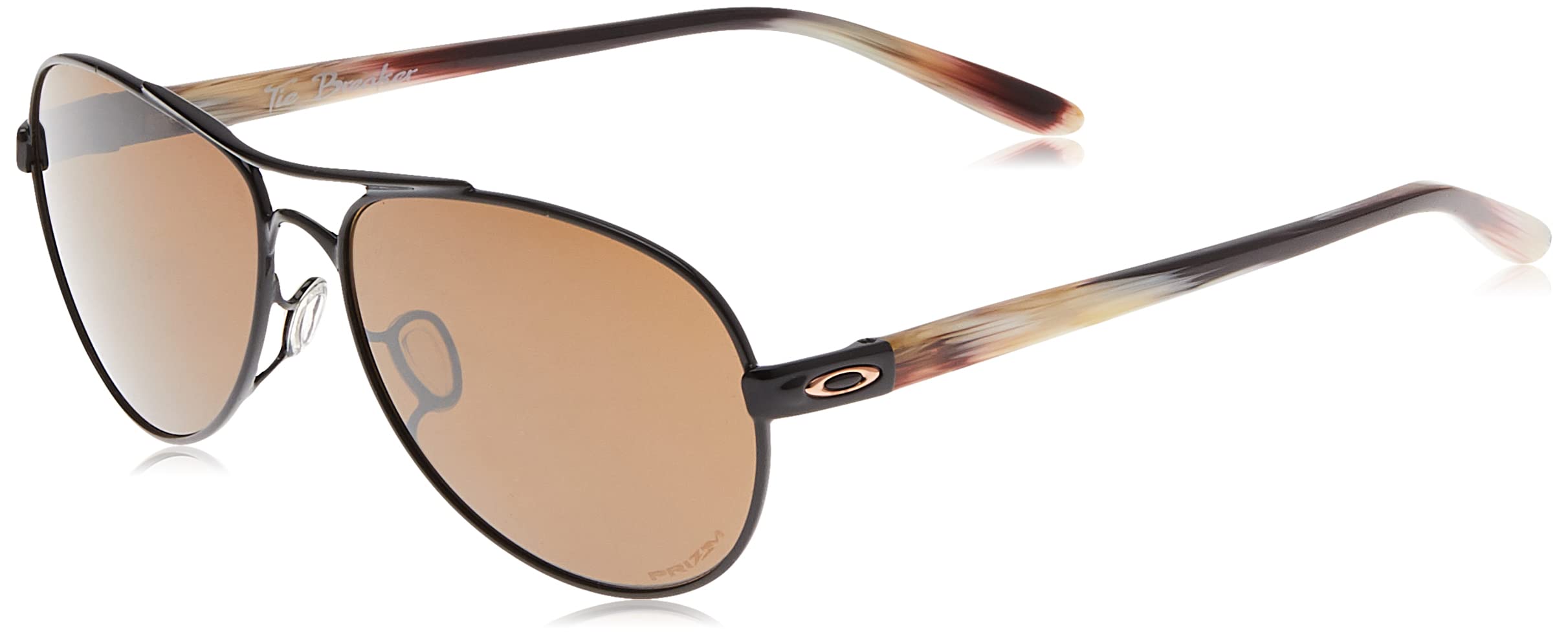 [OO4108-18] Womens Oakley Tie Breaker Sunglasses - Polished Black/Prizm Tungsten