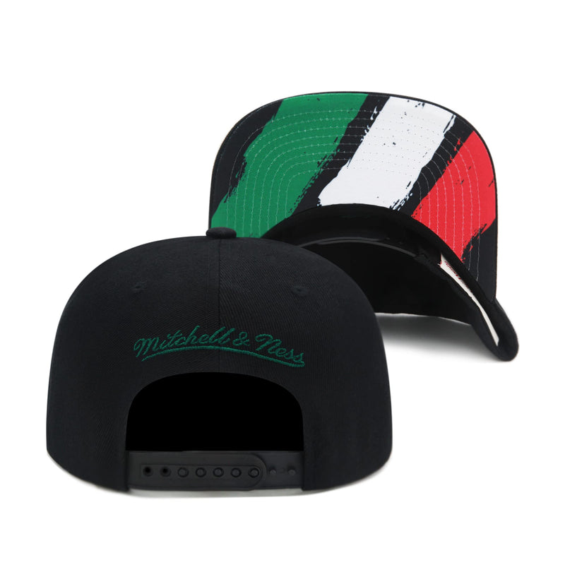 Mens Mitchell & Ness BRANDED CROPPED EAGLE SNAPBACK - MEXICAN FLAG