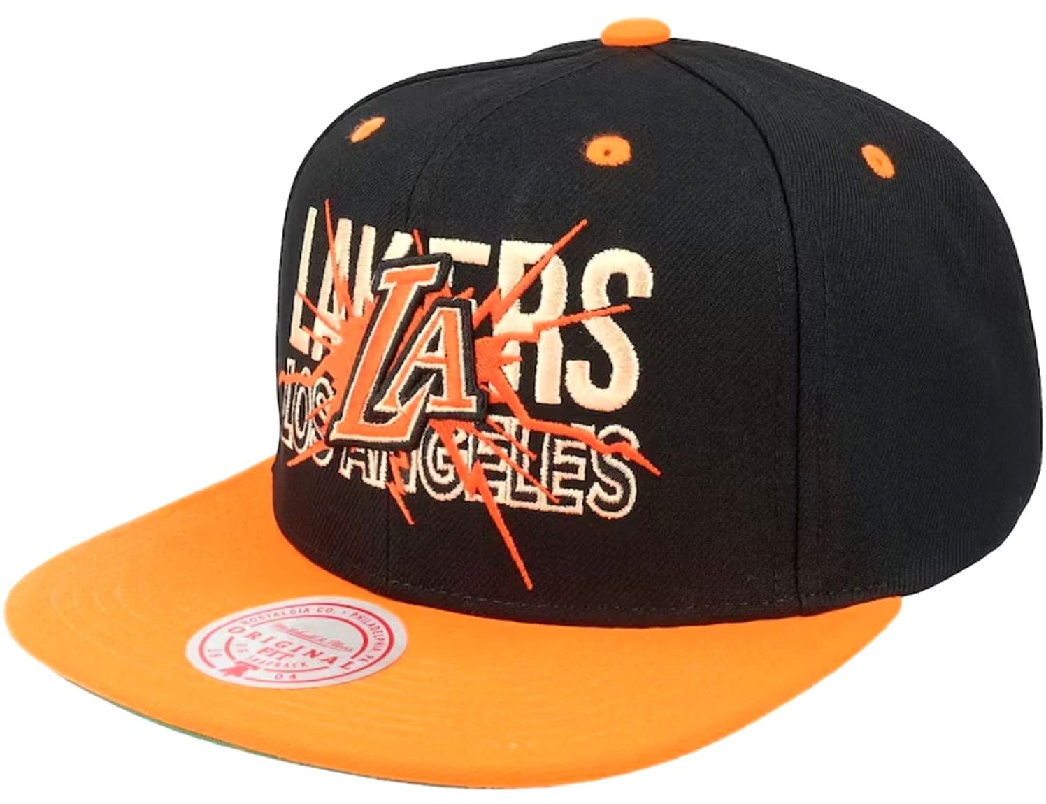 MENS MITCHELL & NESS NBA SHATTERED SNAPBACK HWC LAKERS - BKOR