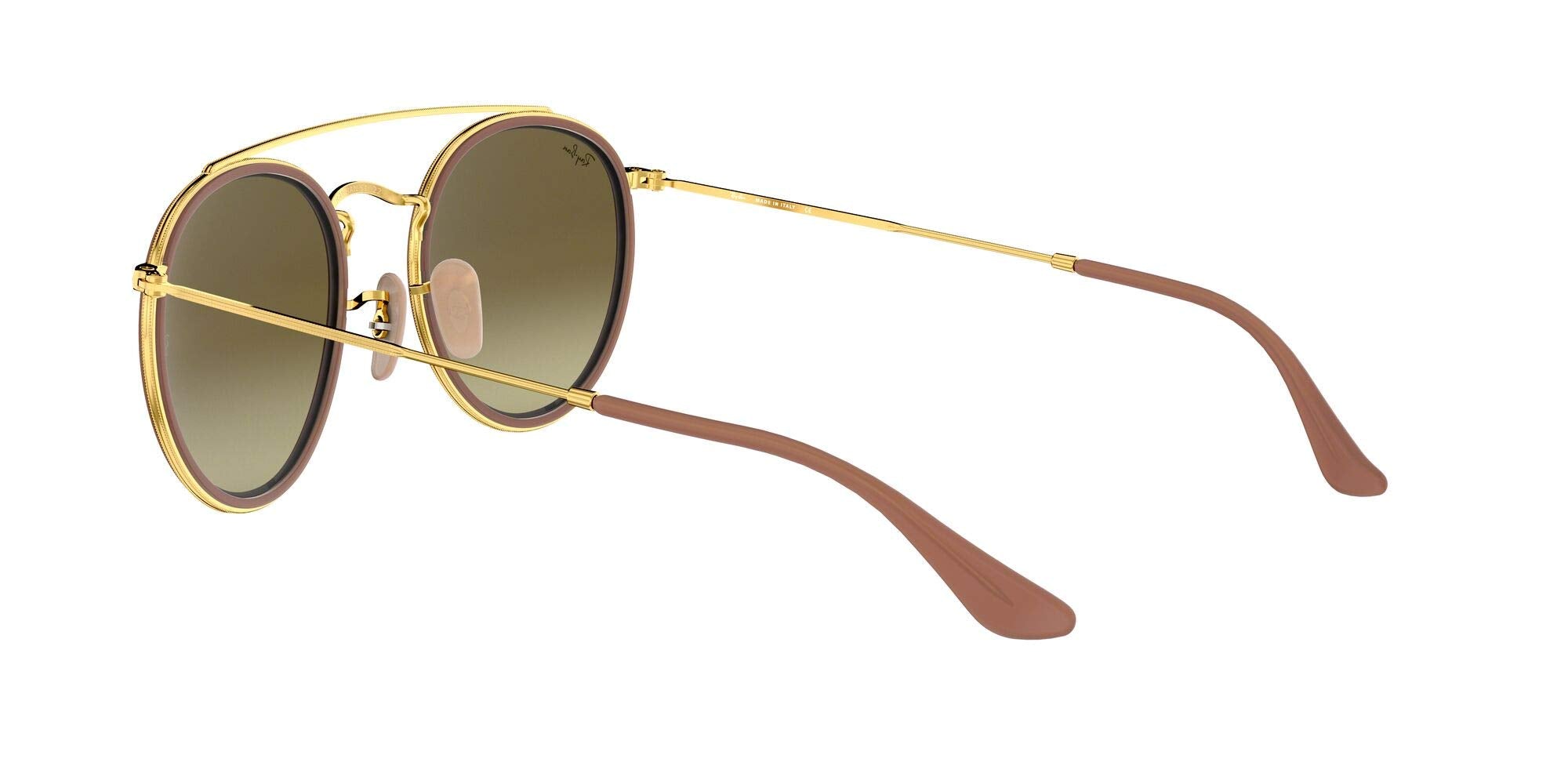 [RB3647N-001/70_51] Mens Ray-Ban Round Double Bridge Sunglasses