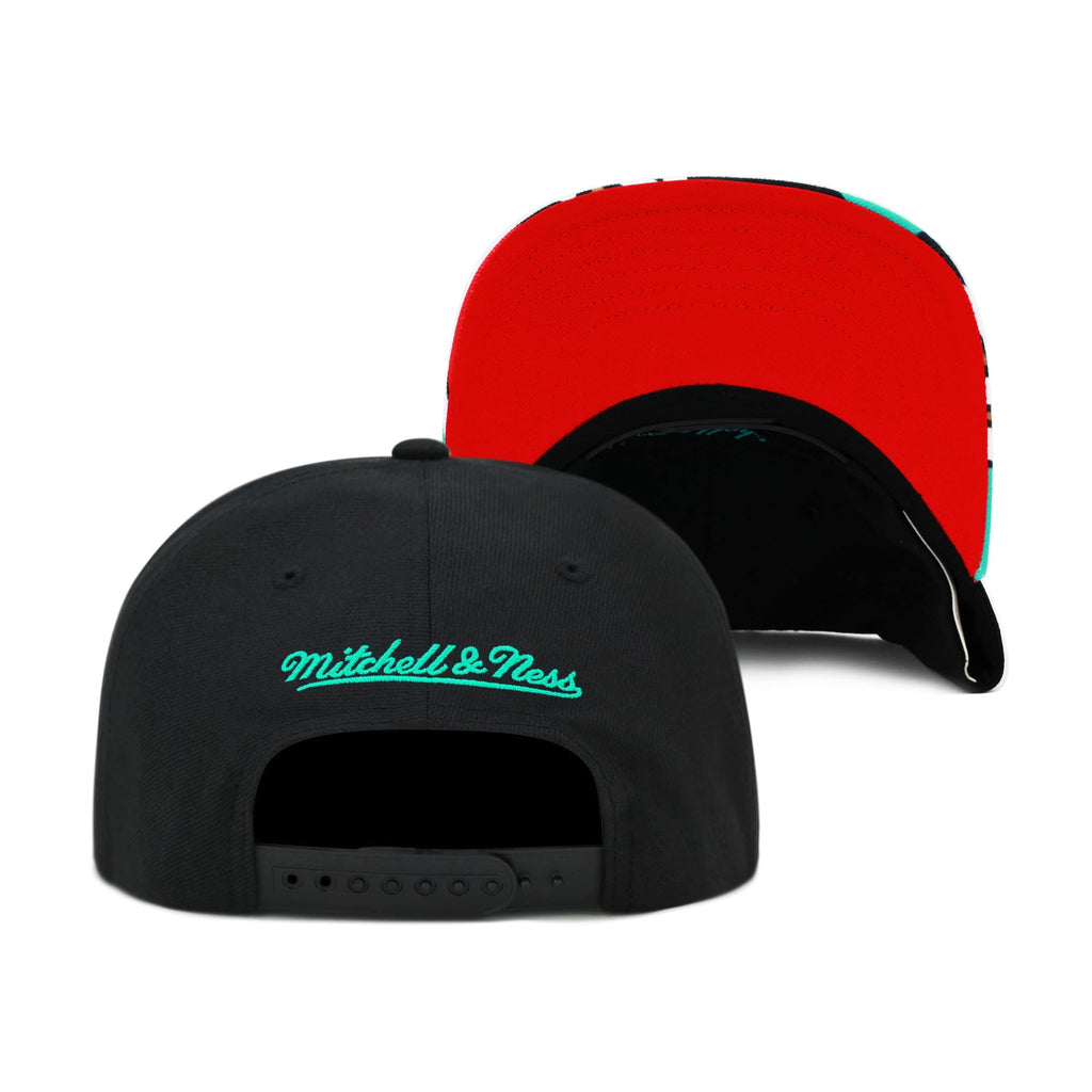 MENS MITCHELL & NESS NBA SWINGMAN POP SNAPBACK HWC GRIZZLIES - BLACK