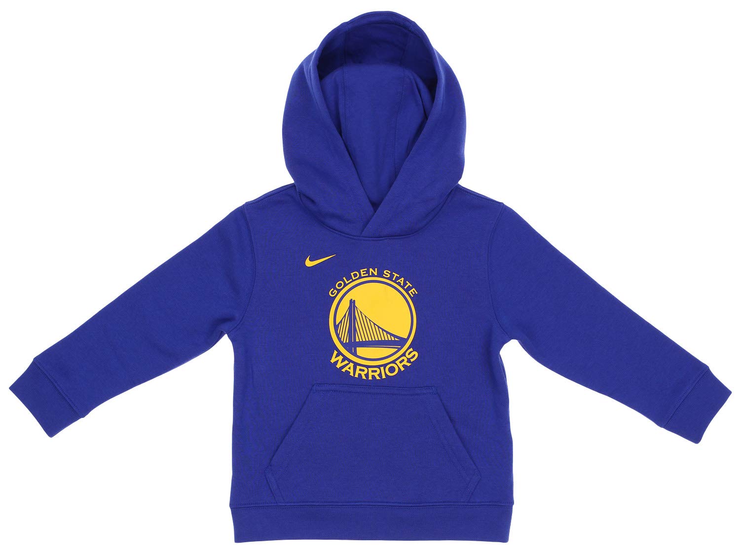 [9Z2B3BAWX-WAR] Preschool Nike NBA Golden State Warriors Club Fleece Logo Hoodie