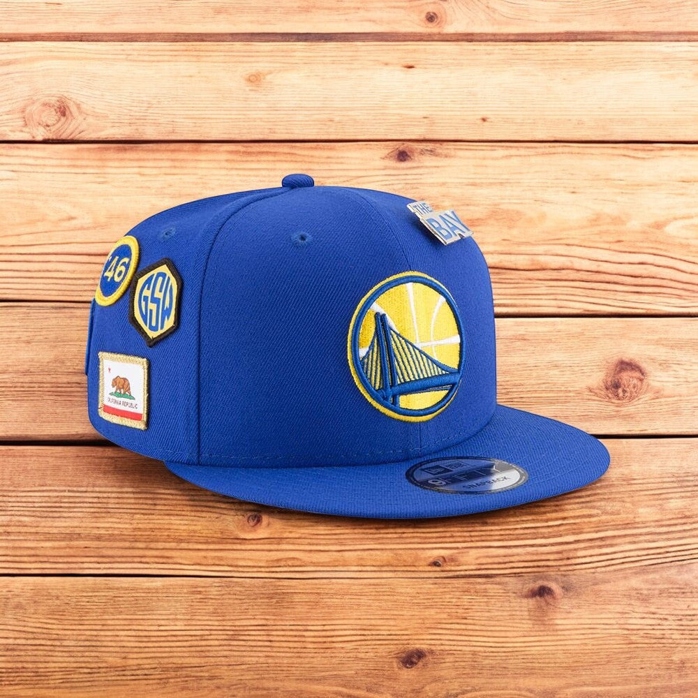 [11609176] Mens New Era NBA Golden State Warriors NBA18 Draft 9Fifty Snapback
