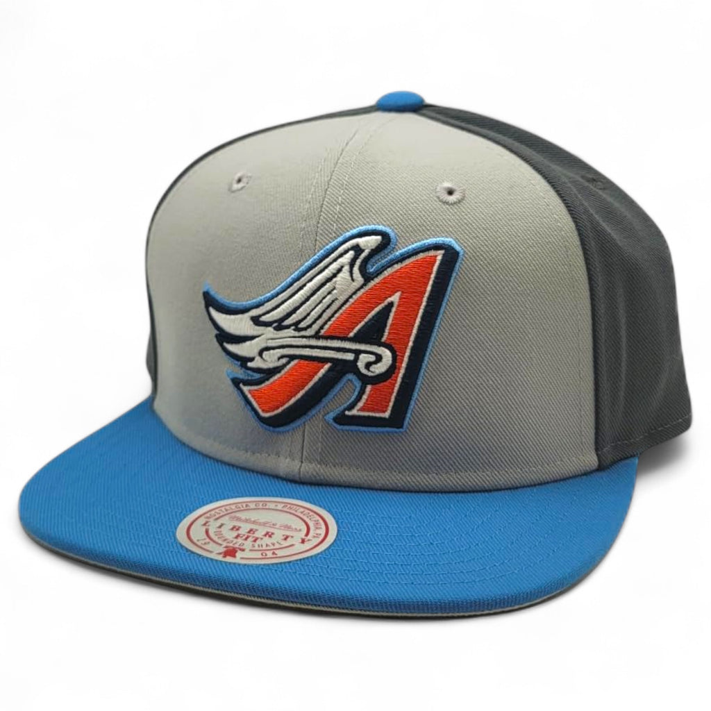 MENS MITCHELL & NESS MLB TRIPLE PLAY LIBERTY SNAPBACK COOP ANGELS