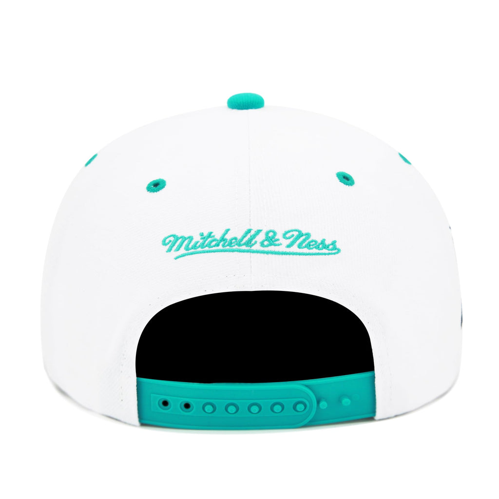 Mens Mitchell & Ness MLB EVERGREEN PRO SNAPBACK COOP MARLINS