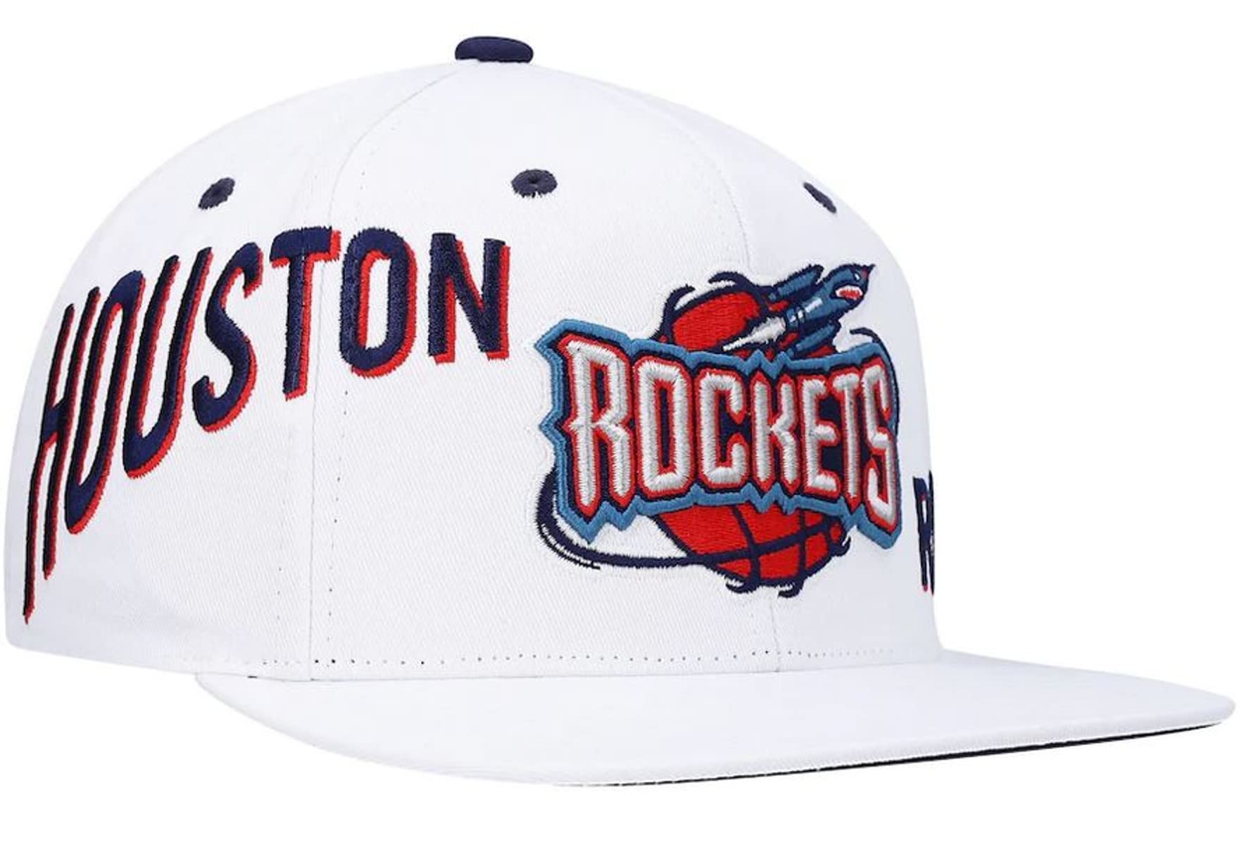 Mens Mitchell & Ness NBA REPPIN RETRO SNAPBACK HWC ROCKETS